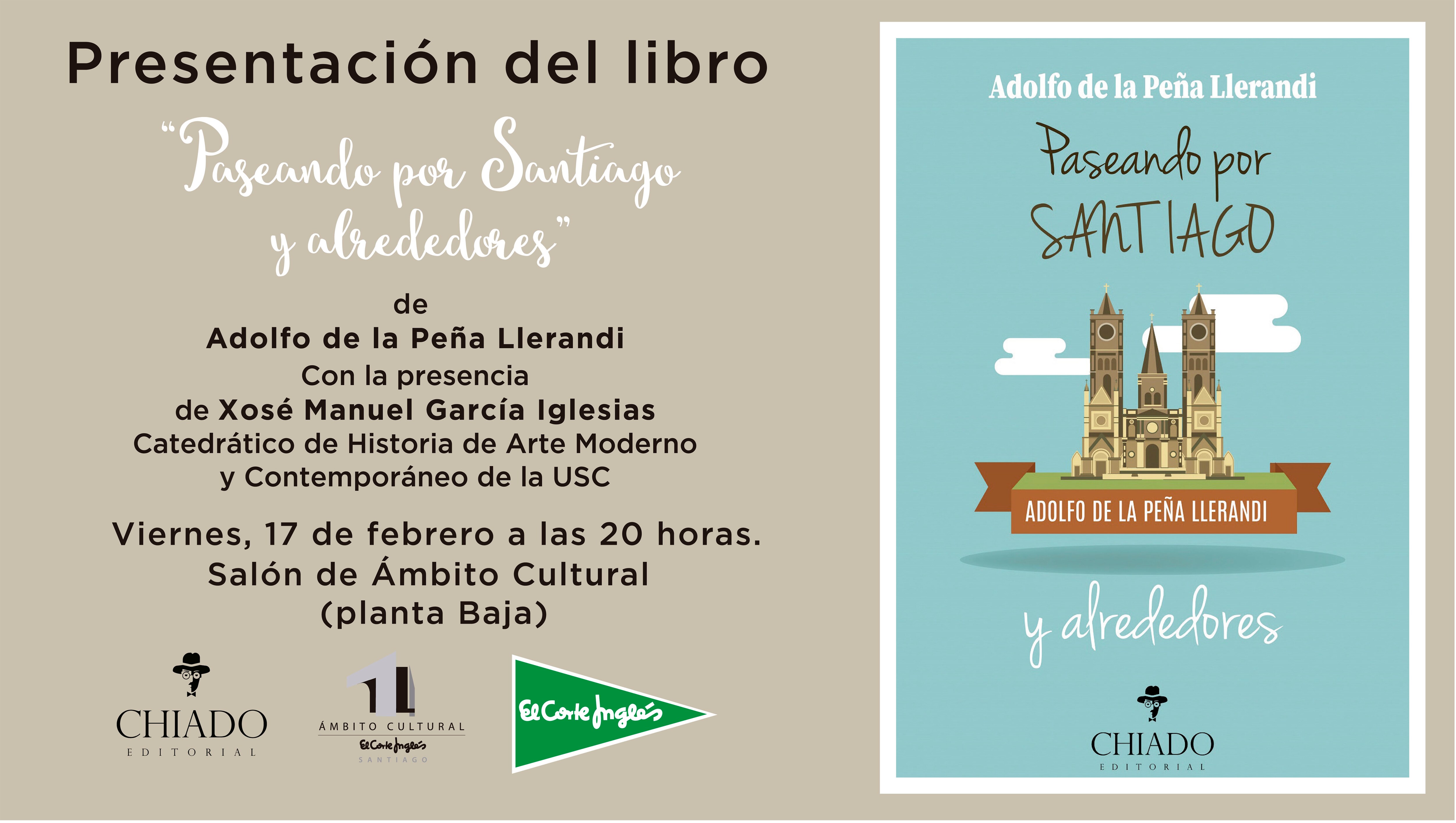 Presentacion Libro Paseando Por Santiago Y Alrededores En El Corte Ingles De El Corte Ingles Compostela