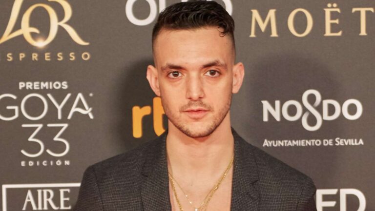 Imagen de C Tangana en la gala 33 de los Goya