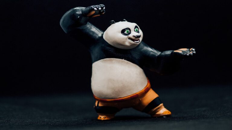 Kung Fu panda animación
