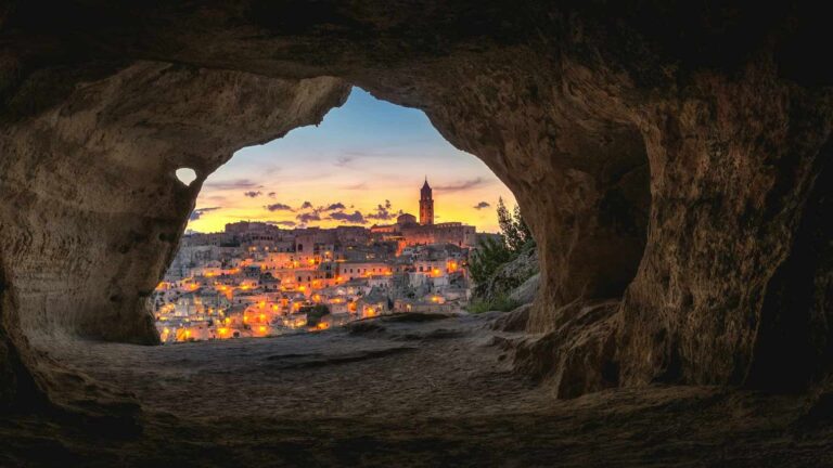vistas desde una cueva