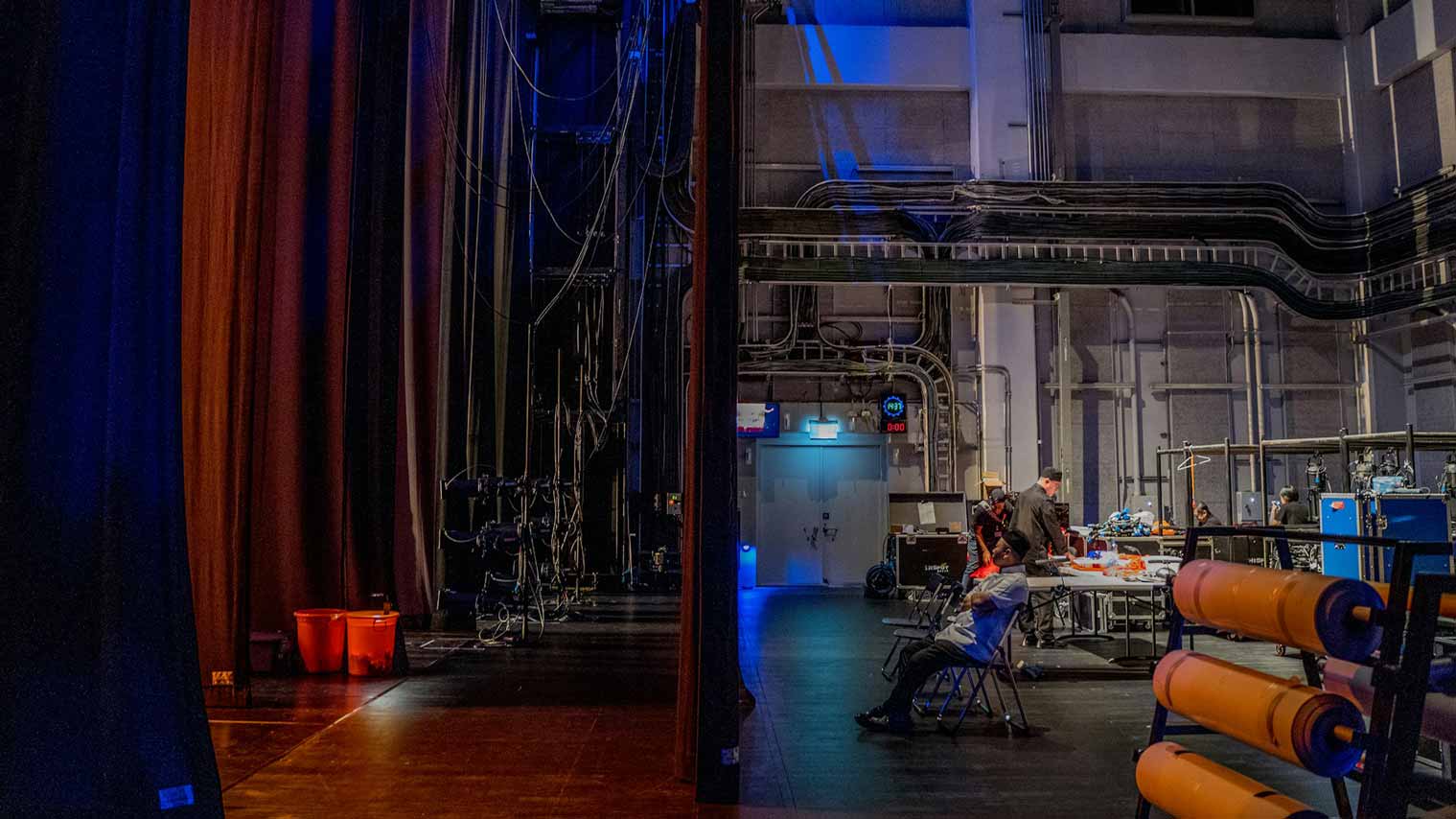 backstage