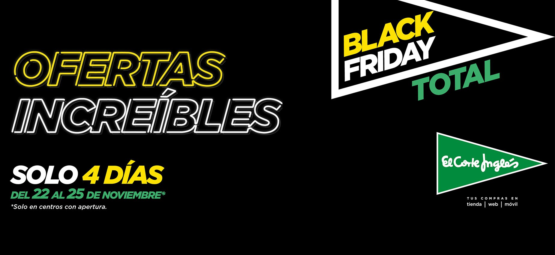 Corte Inglés celebra el Friday con grandes descuentos