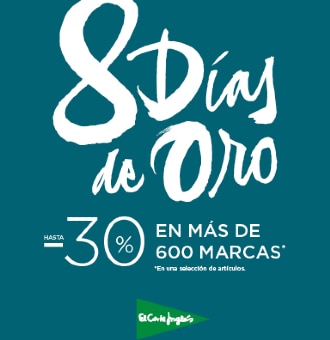 El Corte Inglés lanza la campaña “8 Días de Oro” con descuentos de hasta el 30% en más de 600 marcas