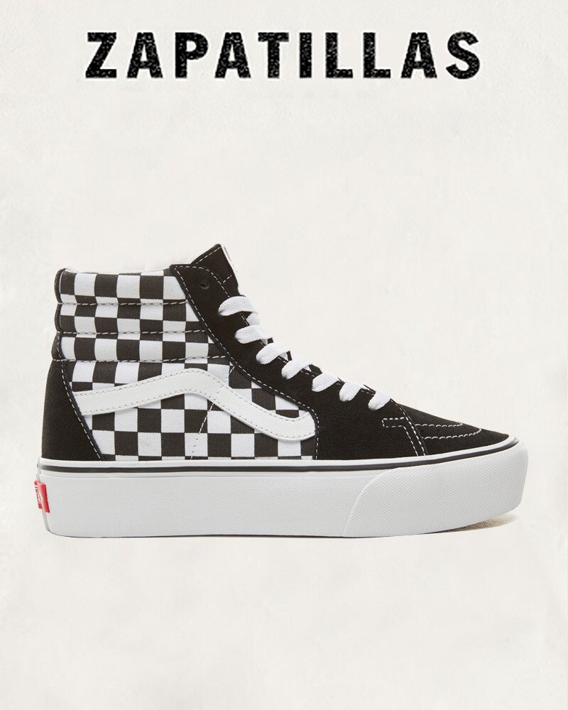 vans suela altas rosas