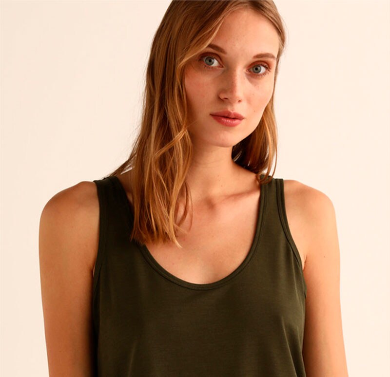 camisetas basicas tirantes mujer